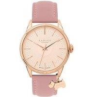 Radley Lewis Lane Ladies Coin Edge Bezel Vintage Pink Watch