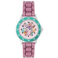 Disney Lilo And Stitch Pink Angel Time Teacher Watch