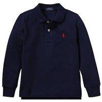 Polo Ralph Lauren Boys Long Sleeve Polo Shirt - French Navy