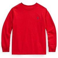 Ralph Lauren Boys Classic Long Sleeve T-Shirt - Red