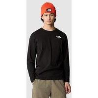 The North Face Men'S Red Box Long Sleeve T-Shirt - Black