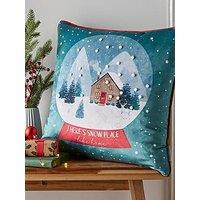 Catherine Lansfield Snow Place Like Home Cushion