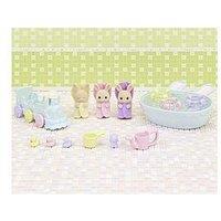 Sylvanian Families Triplets Baby Bathtime Set