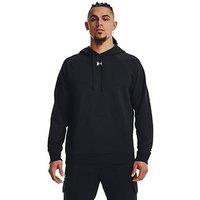 Under Armour Mens Training Rival Fleece Hoodie - Black/White