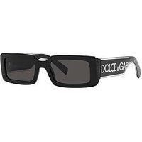 Dolce & Gabbana Dolce & Gabbana Rectangle Injected Sunglasses - Black