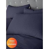 Catherine Lansfield Brushed 100% Cotton Standard Pillow Case Pair