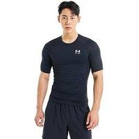 Under Armour Heat Gear Armour Comp T-Shirt - Black/White