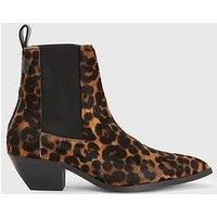 Allsaints Fox Lepo Boots - Animal Brown