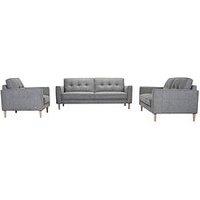 Oxford Fabric 2 Seater Sofa - Fsc Certified