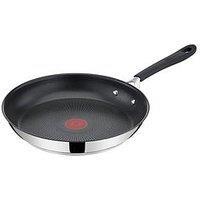 Tefal Jamie Oliver By Tefal Quick & Easy Stainless Steel Non Stick Induction Compatible 24Cm Frying Pan