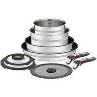 Tefal Jamie Oliver By Tefal Ingenio 9 Piece Removable Handle, Stackable Induction Compatible Pan Set