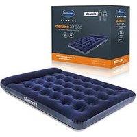 Silentnight Camping Collection Flock Airbed - Footpump - Blue - Double