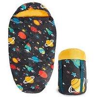 Silentnight Camping Collection Kids Sleeping Bag - Space - Single