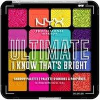 Nyx Professional Makeup Ultimate Shadow Palette Vegan 16-Pan - I Know That'S Bright