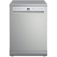 Hotpoint H7Fhs51Xuk Fullsize 15 Place Setting Freestanding Dishwasher - Silver - Dishwasher Only