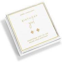 Joma Jewellery Beautifully Boxed Birthday Girl Earrings In Gold Plating