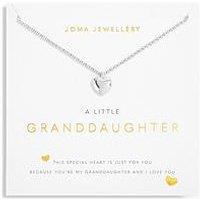 Joma Jewellery A Little Granddaughter Necklace In Silver Plating