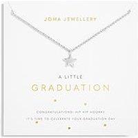Joma Jewellery A Little Graduation Necklace In Silver Plating