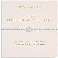 Joma Jewellery Forever Yours You Are One In A Million Bracelet In Silver Plating