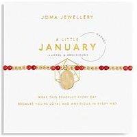 Joma Jewellery January A Little Birthstone Bracelet In Gold Plating