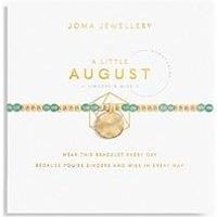 Joma Jewellery August A Little Birthstone Bracelet In Gold Plating