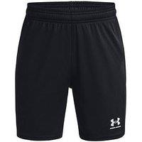 Under Armour Boys Challenger Knit Shorts - Black/White