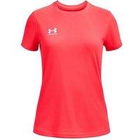 Under Armour Girls Challenger Short Sleeve T-Shirt - Bright Red