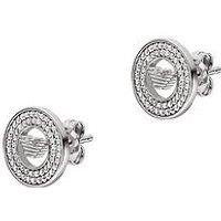 Emporio Armani Sterling Silver Stud Earrings