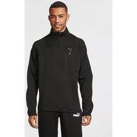 Puma Mens Trail Run Seasons 1/2 Zip Top - Black