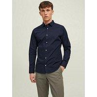 Jack & Jones Long Sleeve Slim Fit Shirt - Navy