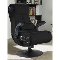 X Rocker Play Deluxe 4.1 Multi-Stereo Audio Media Chair With Vibration - Black
