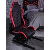 X Rocker Xr Racing Chicane Racing Seat For The Xr Racing Rig With Seat Sliders - Black / Red