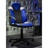 X Rocker Saturn Mid-Back Esport Gaming Chair - Black / Blue /White