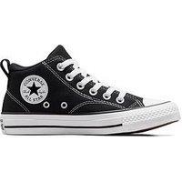 Converse Junior Boys Malden Street Mid Top Trainers - Black