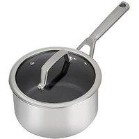 Ninja Zerostick 18Cm Saucepan With Lid - Stainless Steel C60218Uk