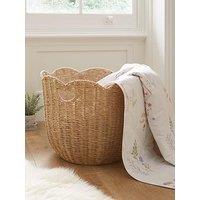 Very Home Scalloped Round Storage Basket &Ndash; 37 Cm