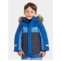 Didriksons Kids Bjarven Waterpoof And Windproof Parka - Blue