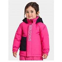 Didriksons Kids Rio Waterproof And Windproof Jacket - Pink