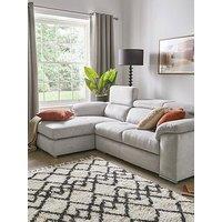 Very Home New Brady Fabric 3 Seater Left Hand Chaise Sofa