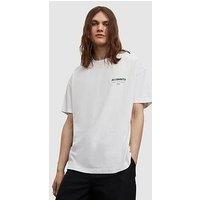 Allsaints Underground Back Print T-Shirt - Off White