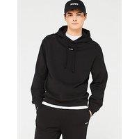 Hugo Dapo Relaxed Fit Overhead Hoodie - Black