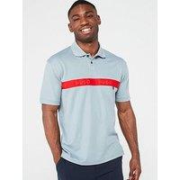 Hugo Decholo Relaxed Fit Polo Shirt - Grey