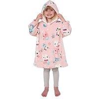 Gabbys Dollhouse Wearable Hooded Blanket Small - Pink
