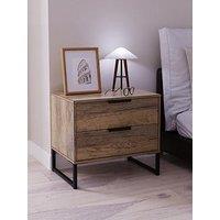 Swift Emerson Ready Assembled 2 Drawer Side Table