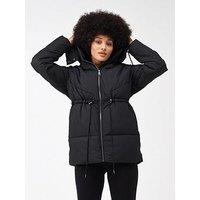 Regatta Rurie Baffled/Quilted Jackets - Black