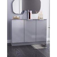 Swift Adair Ready Assembled 3 Door Sideboard - Grey
