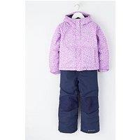Columbia Kids 2 Piece Buga Ski Insulated Jacket And Pants Set - Lilac