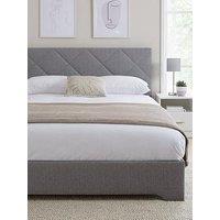 Very Home Luca Bed Frame With Mattress Options (Buy & Save!) - Bed Frame With Microquilt Mattress