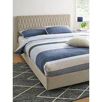 Very Home Ashton Fabric Bed Frame With Mattress Options (Buy & Save!) - Bed Frame With Microquilt Mattress