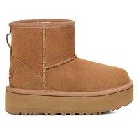 Ugg Kids Classic Mini Platform Classic Boot - Chestnut